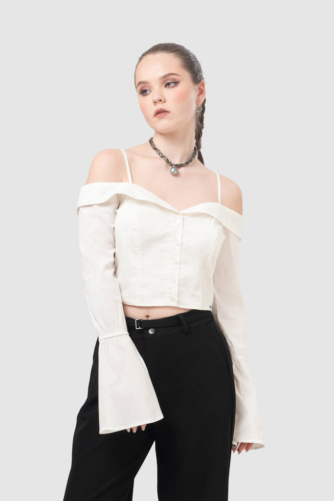 Blusa Slim Fit Devis BLUSAS NOW Perla XS 