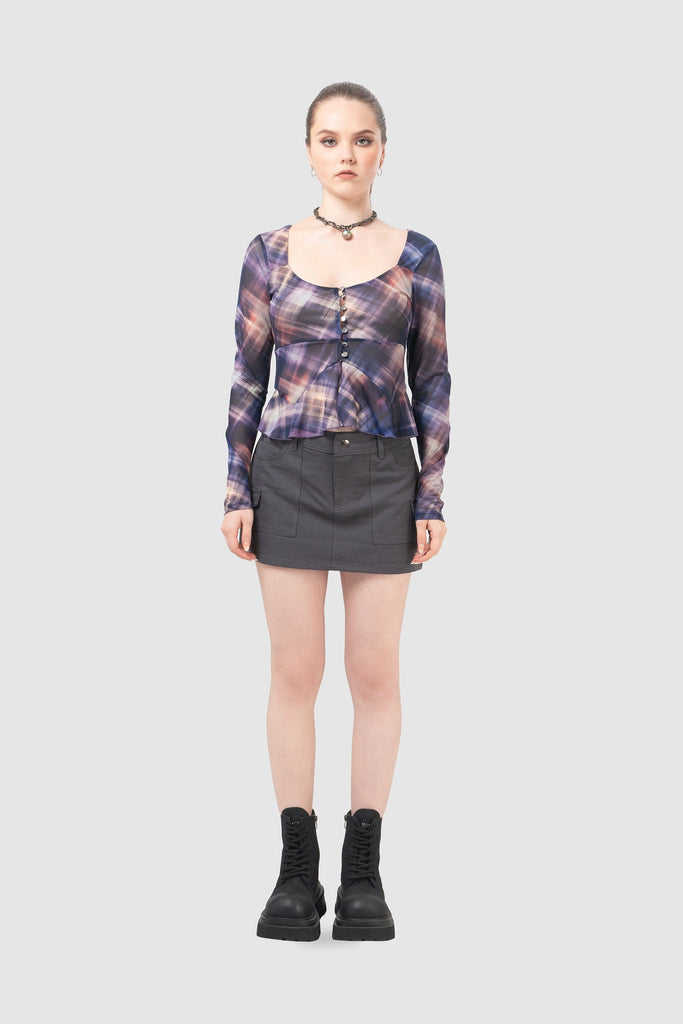 Blusa Regular Fit Begley BLUSAS NOW Beige XS 