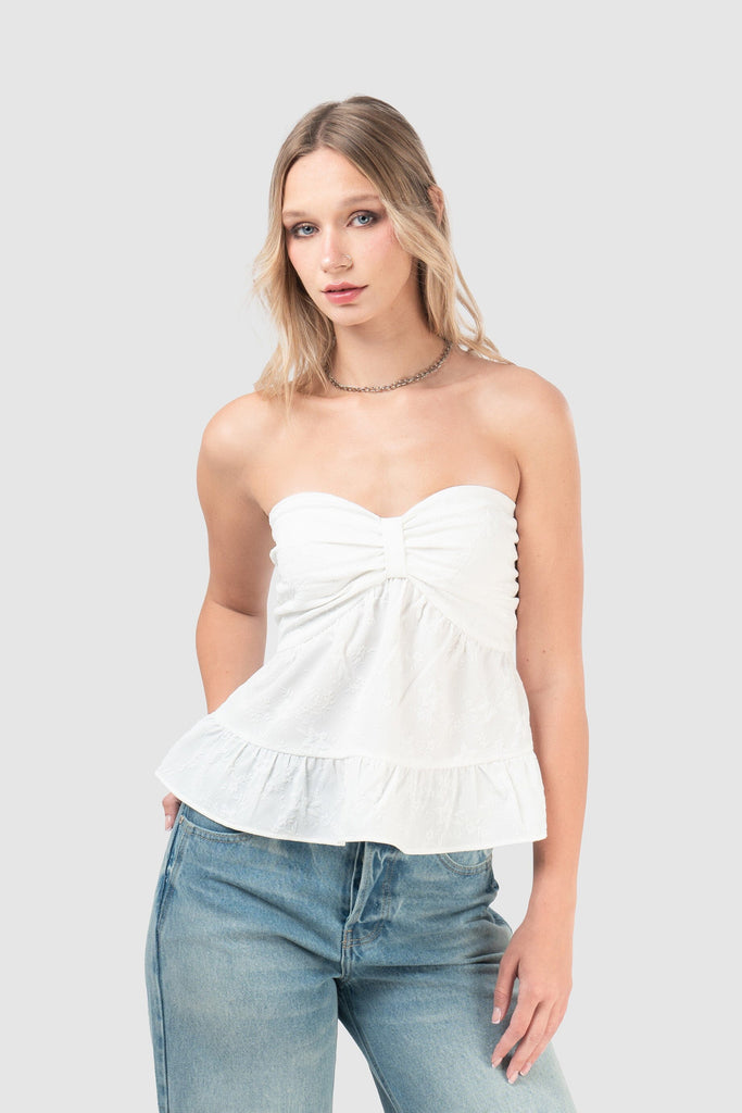 Blusa Regular Fit Hatcher BLUSAS NOW Perla XS 