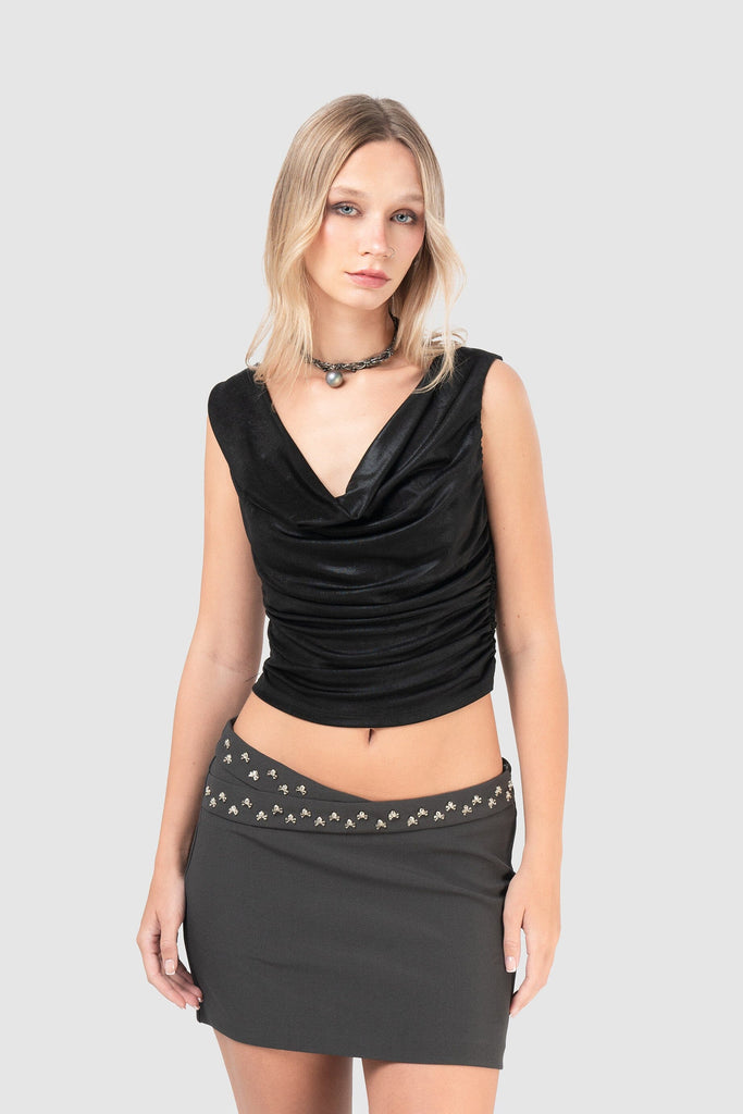Blusa SLlim FIit Cetara BLUSAS NOW Negro XS 