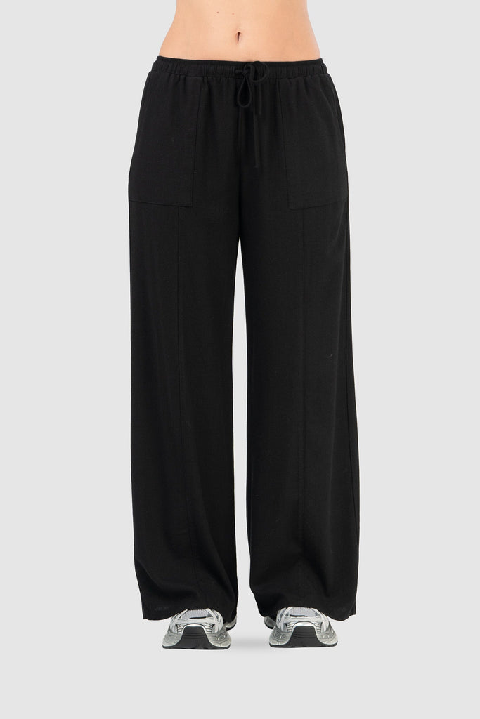 Pantalón Recto Mullen PANTALONES NOW Negro XS 