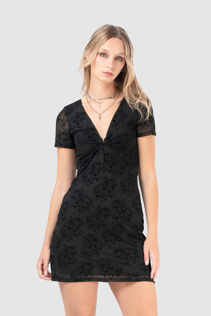 Mini Vestido Beales VESTIDOS NOW Negro XS 