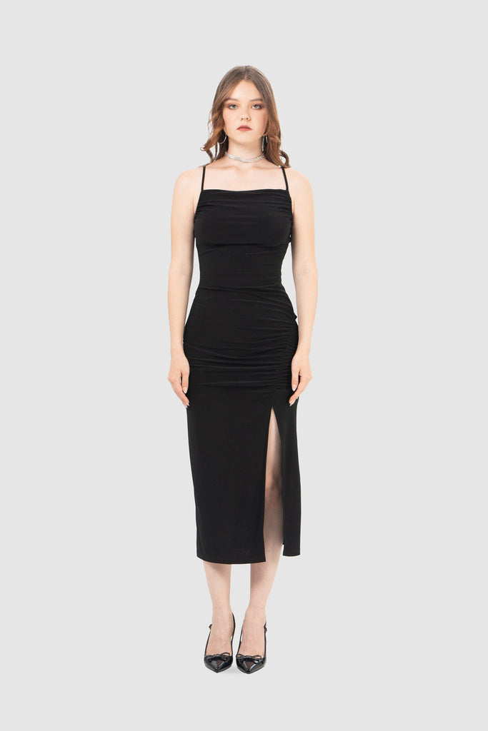 Maxi Vestido Rosie VESTIDOS NOW Negro XS 