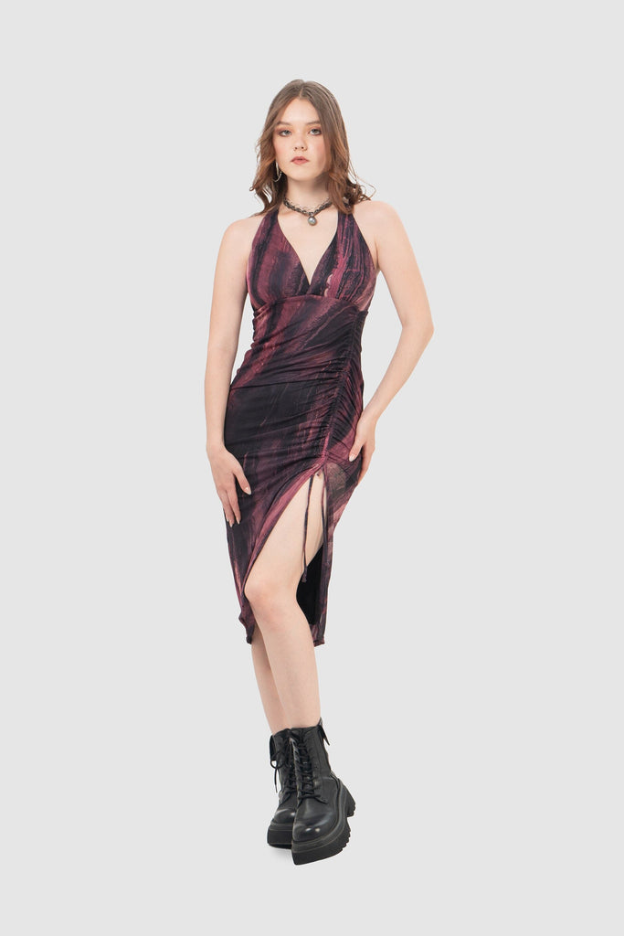 Midi Vestido Lasch VESTIDOS NOW Lila XS 