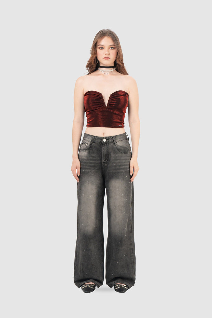 Croptop Straple Lieksa CROPTOPS NOW Rojo XS 