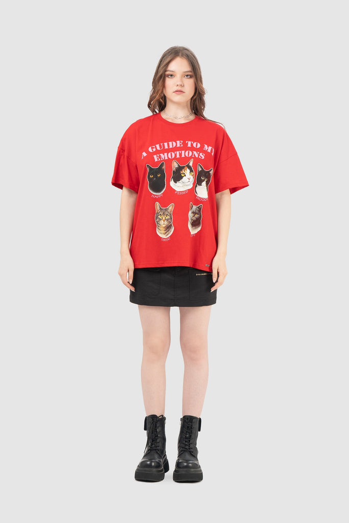 Polo Oversize Fit Peck POLOS NOW Rojo XS 