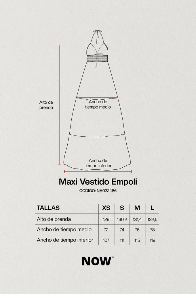 Maxi Vestido Empoli VESTIDOS NOW 