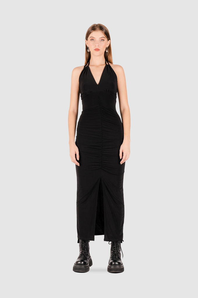 Maxi Vestido Riley VESTIDOS NOW Negro XS 