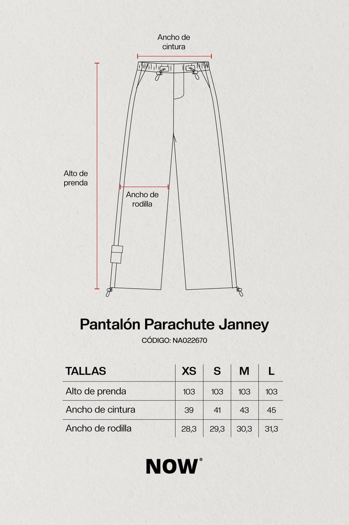 Pantalón Parachute Janney PANTALONES NOW 