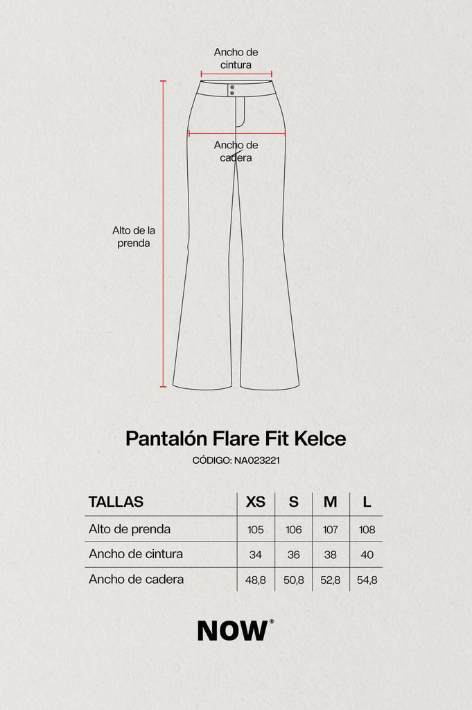 Pantalón Flare Fit Kelce PANTALONES NOW 