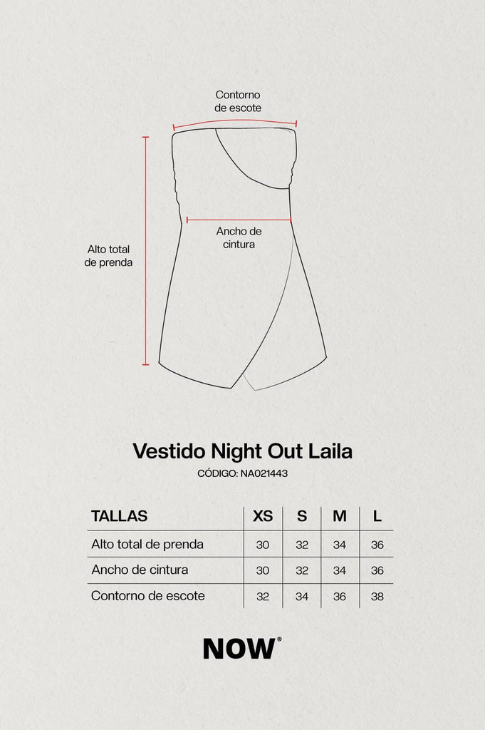 Vestido Strapless Night Out Laila VESTIDOS NOW 