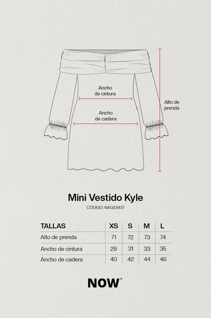 Mini Vestido Kyle VESTIDOS NOW 