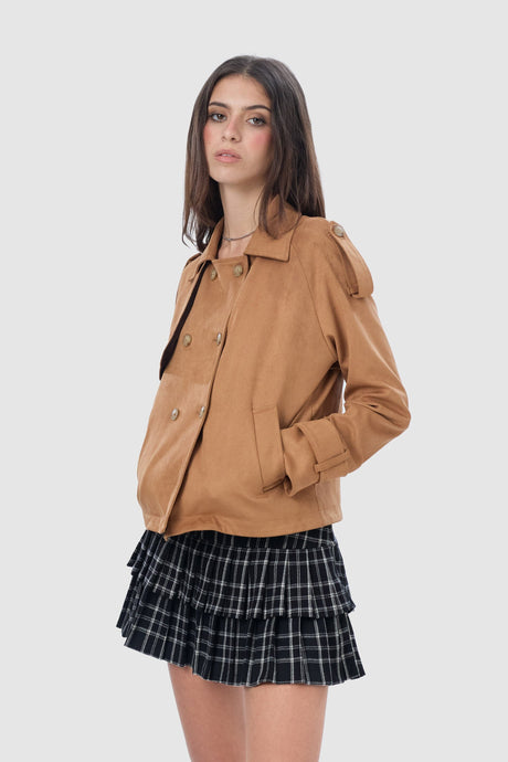 Casaca Regular Fit Dalvik CASACAS NOW Camel XS 
