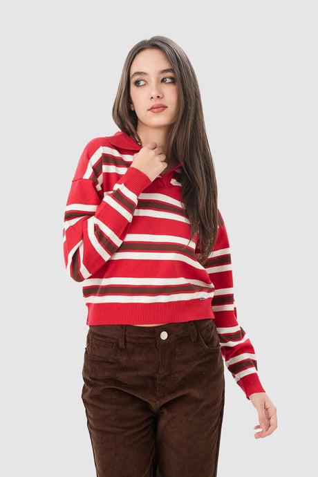 Chompa Regular Fit Turin CHOMPAS NOW Rojo XS 