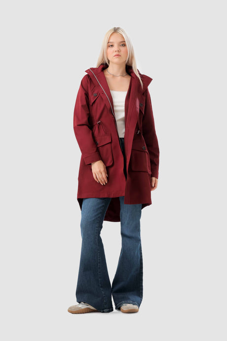 Parka Regular Fit Dixon ABRIGOS NOW Vino XS 