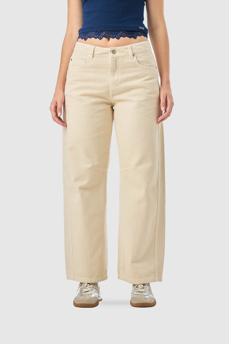 Pantalón Baggy Fit Arinsal PANTALONES NOW Beige Claro 24 