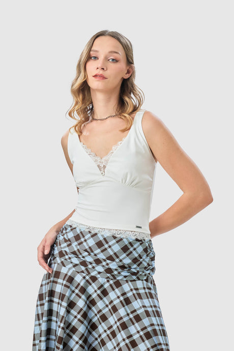 Blusa Slim Fit Zurich BLUSAS NOW Blanco X Small 