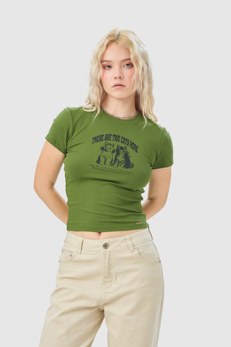 Polo Baby Tee Nikanof POLOS NOW Verde X Small 