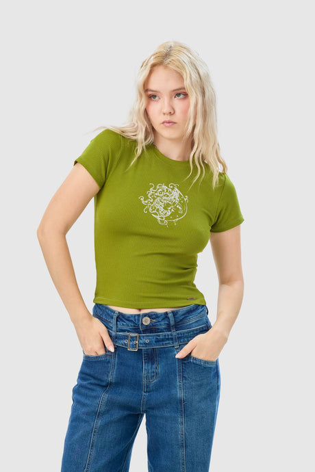 Polo Baby Tee Zoryn POLOS NOW Verde X Small 