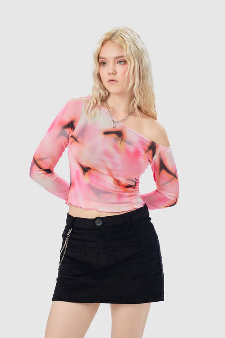 Blusa Slim Fit Cora BLUSAS NOW Rosado X Small 