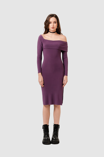Midi Vestido Iker VESTIDOS NOW Morado XS 