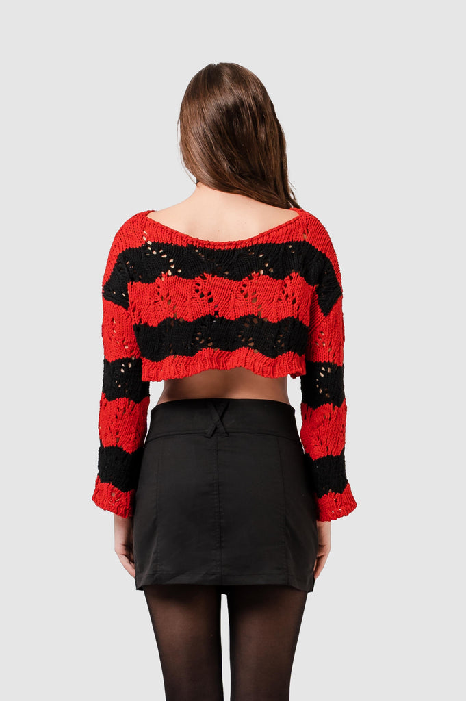 Sweater Crop Scarlatta CHOMPAS NOW 