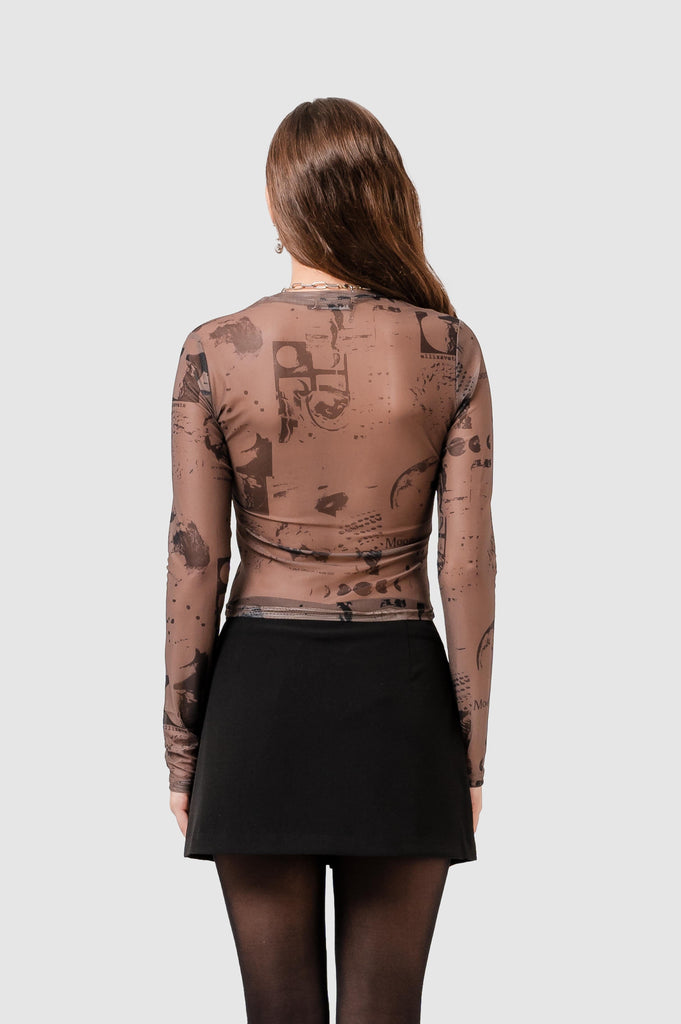 Top Moon M/Larga Mesh POLOS NOW 