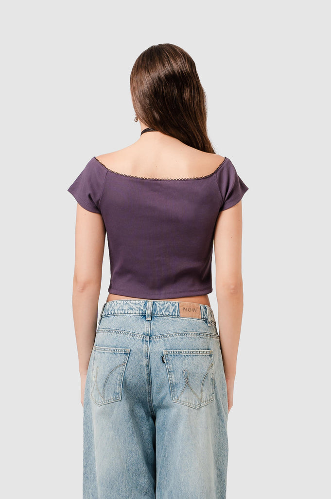 Blusa Crop Fit Mats BLUSAS NOW 