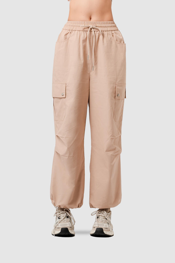Pantalón Parachute Harley PANTALONES NOW Beige S 