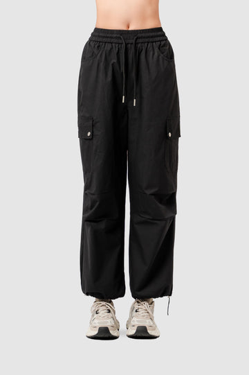 Pantalón Parachute Harley PANTALONES NOW Negro S 