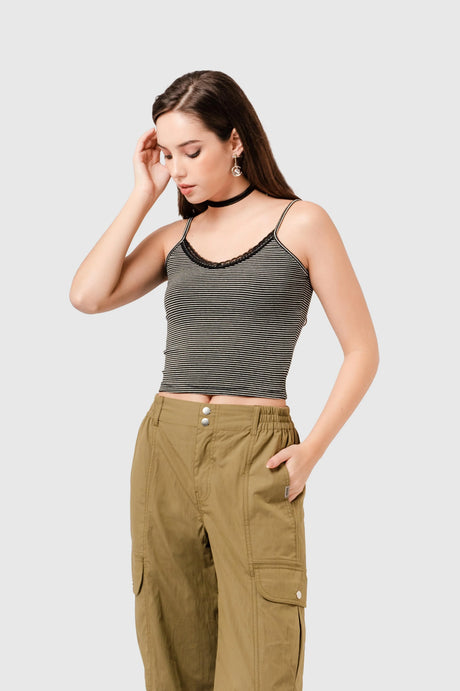 Crop Fit Azory CROPTOPS NOW Negro XS 