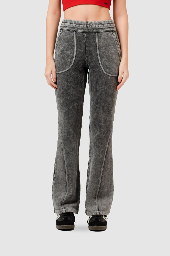 Jogger Flare Fit Midtown JOGGERS NOW Gris XS 