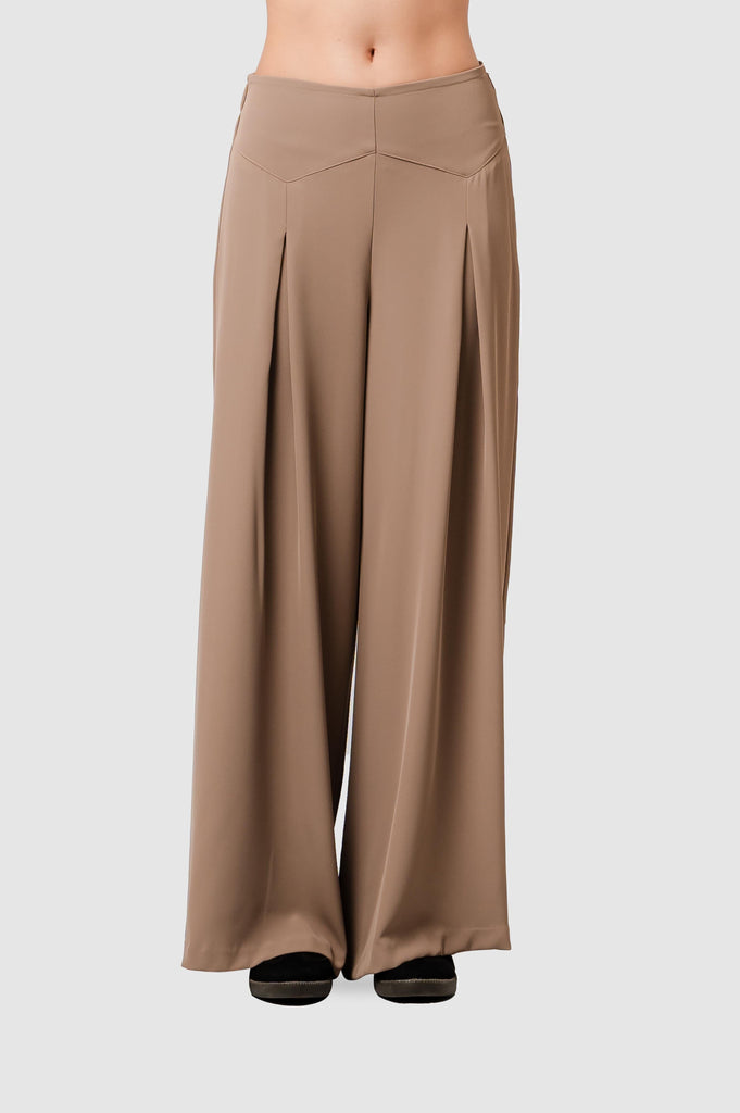 Pantalón Wide Leg Soule PANTALONES NOW Beige XS 