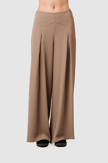 Pantalón Wide Leg Soule PANTALONES NOW Beige XS 