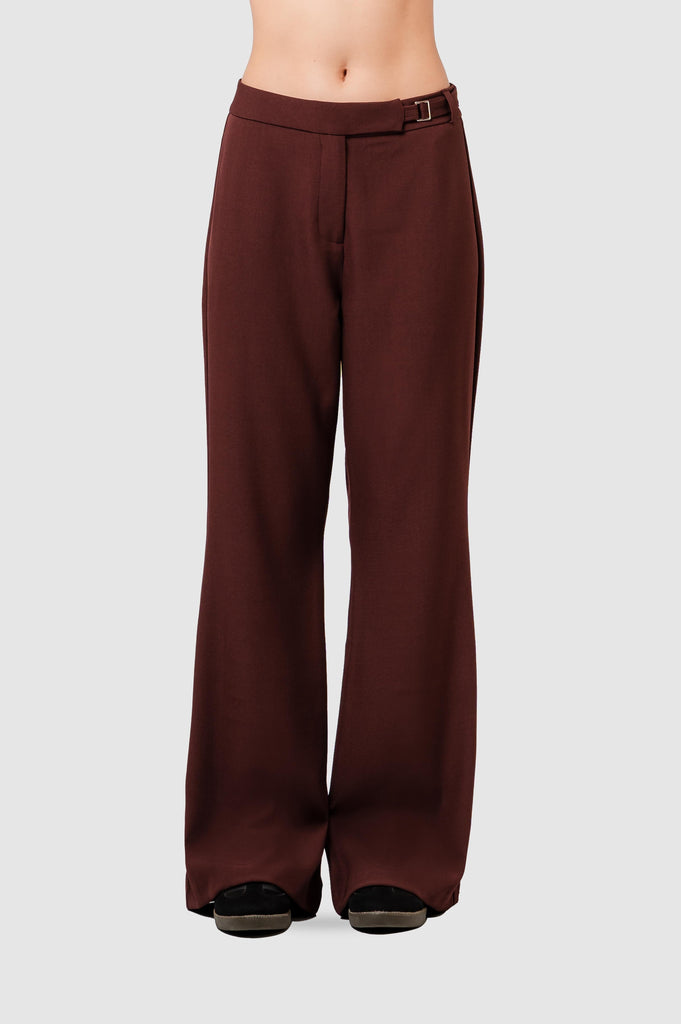 Pantalón Flare Fit Sain PANTALONES NOW Vino XS 