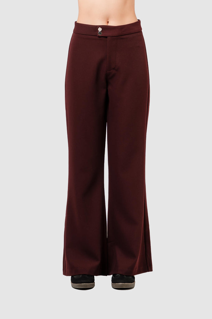 Pantalón Flare Fit Kelce PANTALONES NOW Vino XS 