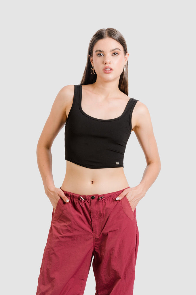 Crop Hober CROPTOPS NOW XS Negro 