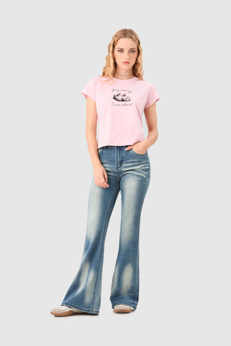 Polo Baby Tee Bally POLOS NOW Rosado Claro XS 