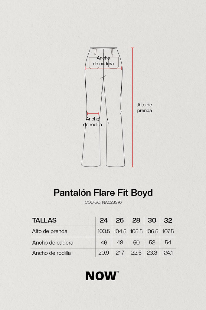 Pantalón Flare Fit Boyd PANTALONES NOW 