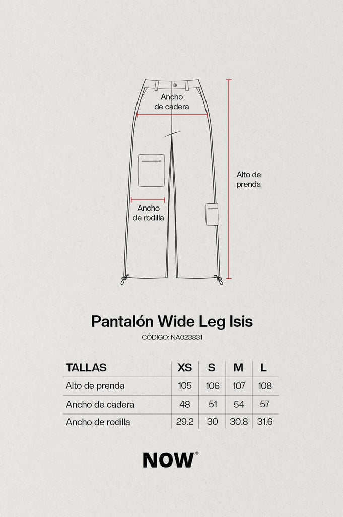 Pantalón Wide Leg Isis PANTALONES NOW 