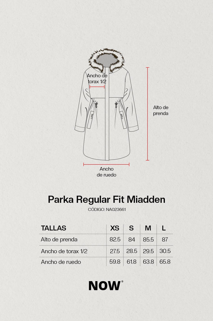Parka Regular Fit MIadden ABRIGOS NOW 