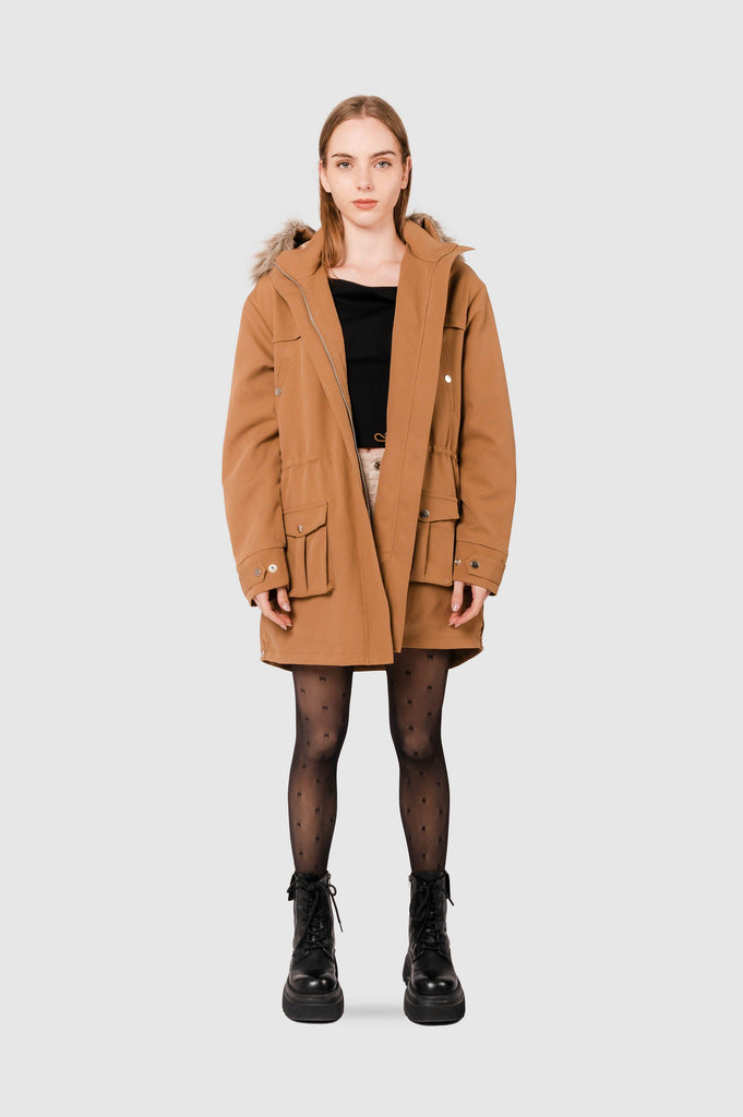 Parka Oversize Fit Moss ABRIGOS NOW 