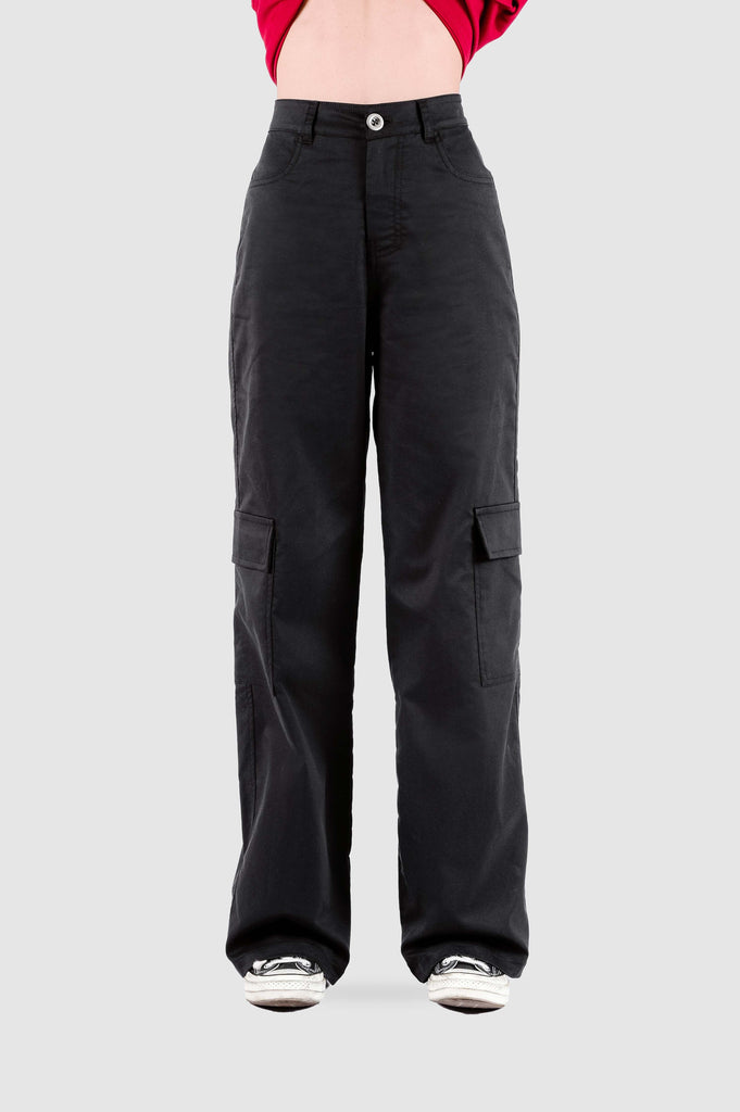 Pantalon Cargo Tailoring Brighton PANTALONES NOW Negro XS 