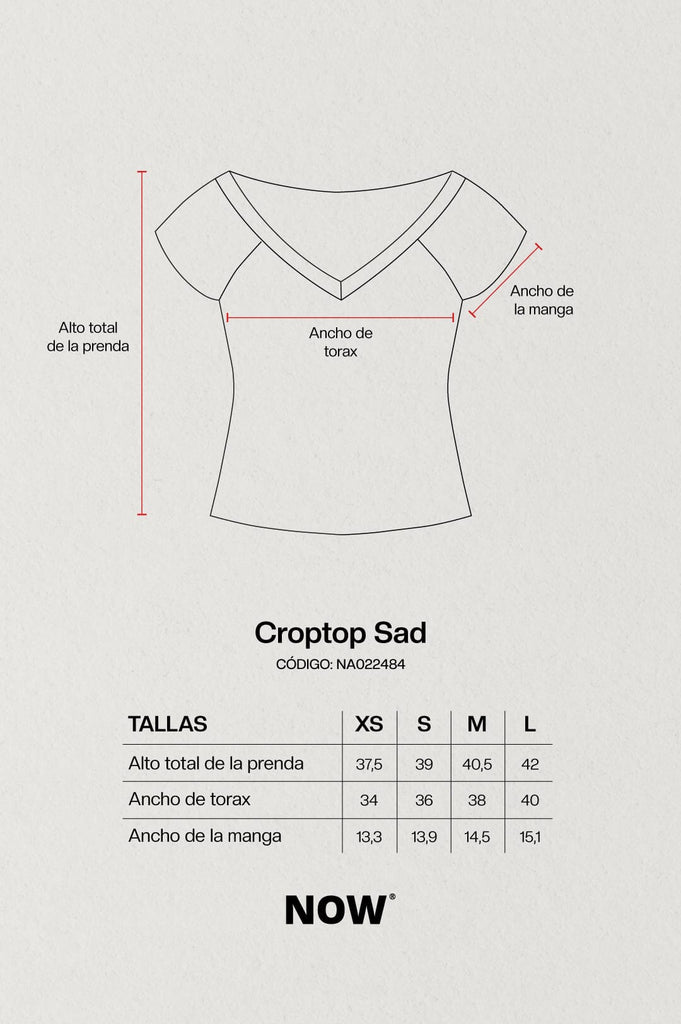 Croptop Sad CROPTOPS NOW 