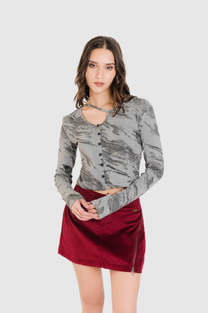 Crop Top Milan CROPTOPS NOW Gris S 