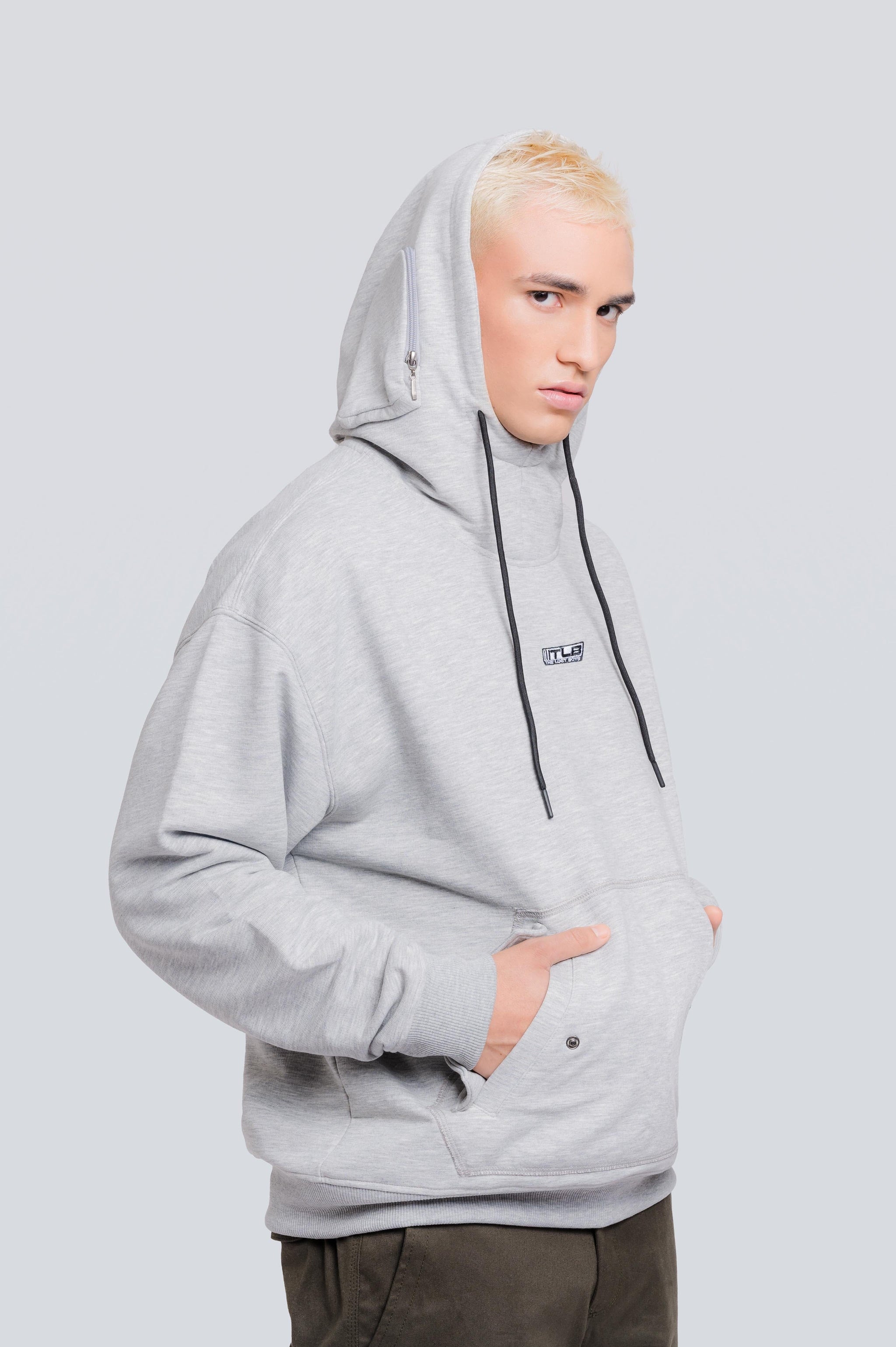 Cargo Hoodie Gris Now Peru