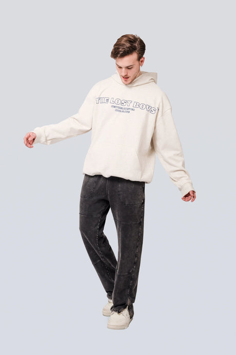 Snow Heavyweight Hoodie Boxy Fit POLERAS THE LOST BOYS Gris Claro L 