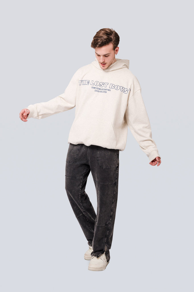 Snow Heavyweight Hoodie Boxy Fit POLERAS THE LOST BOYS Gris Claro L 