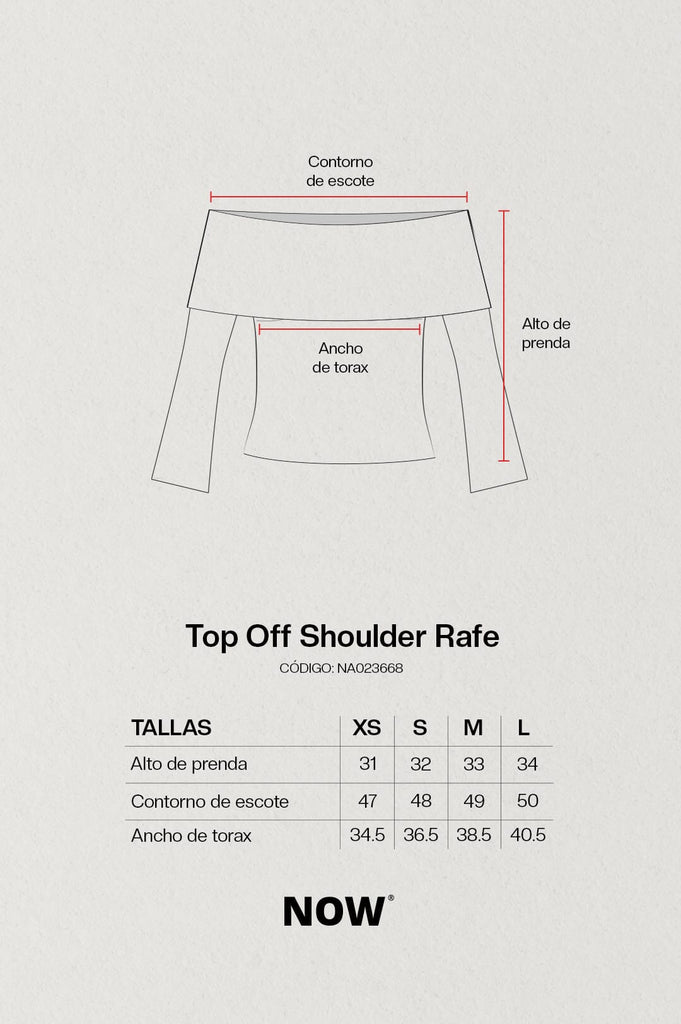 Top Off Shoulder Rafe CROPTOPS NOW 