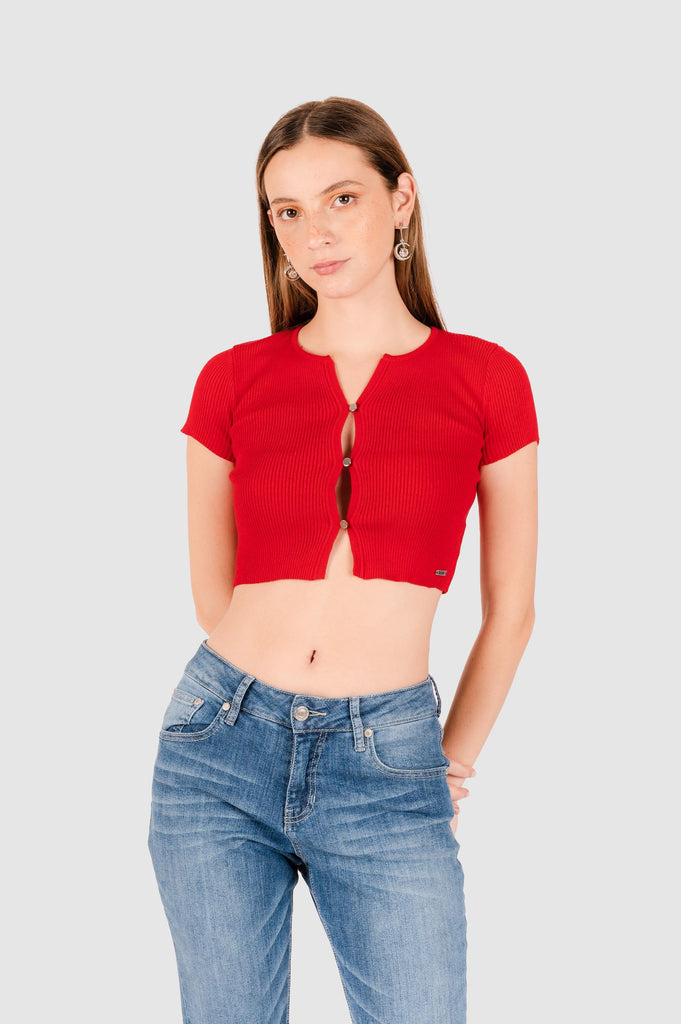 Top Slim Fit Sicilia POLOS NOW Rojo XS 